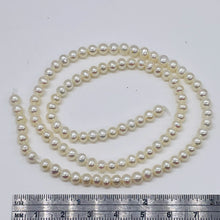 Load image into Gallery viewer, Premium White Freshwater Pearl Strand | 4.5x4.5-4.5x4mm | 100 Pearls }