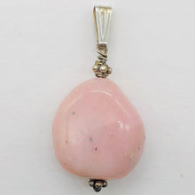 Load image into Gallery viewer, Peruvian Opal Sterling Silver Drop Pendant | 1 1/2" Long | Pink | 1 Pendant |