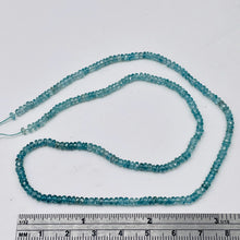 Load image into Gallery viewer, 80cts Natural Blue Zircon Faceted Bead Strand 106047