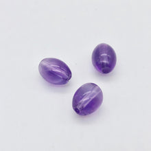 Load image into Gallery viewer, Yummy Natural Amethyst Rice Oval Beads | 10x7mm | 3 Beads | 6202 - PremiumBead Alternate Image 6