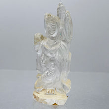 Load image into Gallery viewer, Quan Yin Quartz Goddess Person | 2 3/8" Tall | Clear | 1 Figurine |