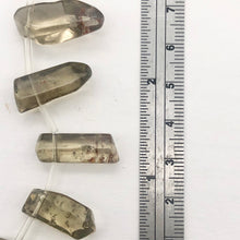 Load image into Gallery viewer, Semi-Precious Smokey Quartz, Crystal Briolette, 20x10x8-35x11x10mm, 16" strand - PremiumBead Alternate Image 8