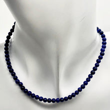 Load image into Gallery viewer, Stunning Natural AAA Lapis 4mm Round Bead Half-Strand - PremiumBead Alternate Image 8