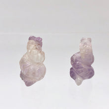 Load image into Gallery viewer, Charmer Carved Amethyst Snake Serpent Beads | 20x11x7mm | Purple - PremiumBead Alternate Image 9