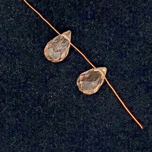 Load image into Gallery viewer, Imperial Topaz 1.4tcw Briolette | 5x4mm | Pink Orange | 2 Beads |