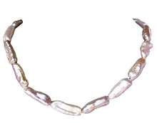 Load image into Gallery viewer, Natural Lavender 15x7.5x5-21.5x8.5x6mm Pearl Strand 104813