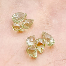 Load image into Gallery viewer, 1 Natural Sage Green Natural Zircon Briolette Bead 6943