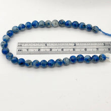 Load image into Gallery viewer, K-2 Round Stone or Raindrop Azurite | 6mm | Blue White Gold | 31 Bead(s)