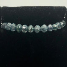Load image into Gallery viewer, 17.5cts Blue Diamond Faceted Roundel Bead Strand 110361 - PremiumBead Alternate Image 6
