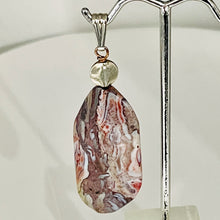 Load image into Gallery viewer, Ocean Jasper Sterling Silver Long | 2 3/4" Long | Purple/White | 1 Pendant |
