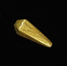 Load image into Gallery viewer, 1 Designer (5+Grams) Brushed 22K Vermeil Faceted 29x9mm Teardrop 9816 - PremiumBead Alternate Image 2