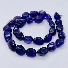Load image into Gallery viewer, Grape Candy Amethyst Nugget Focal Bead Strand 109383