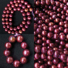Load image into Gallery viewer, Golden Raspberry 7-9x7.5mm FW Pearl Strand 108315 - PremiumBead Alternate Image 4