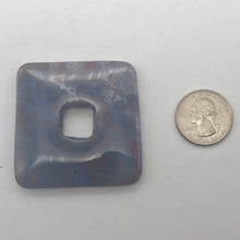 Load image into Gallery viewer, Druzy Fancy Lavender Jasper Square Donut Bead 10278B - PremiumBead Alternate Image 8