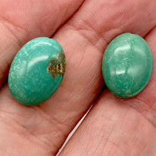 Load image into Gallery viewer, 1 Natural Turquoise 16x12mm Oval Pendant Bead 4525