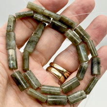 Load image into Gallery viewer, Shimmer Labradorite Flat 15x8 Tube Bead Strand for Jewelry Making | 26 Beads | - PremiumBead Alternate Image 3