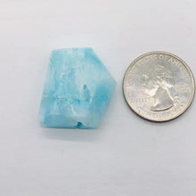 Load image into Gallery viewer, 43cts Druzy Natural Hemimorphite Pendant Bead | Blue | 27x23x8mm | 1 Bead |