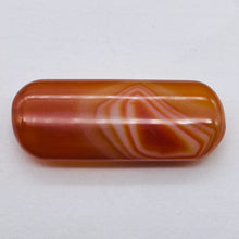 Load image into Gallery viewer, 1 Bead of Red Orange Sardonyx 41x16mm Pendant Bead 9589A