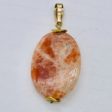 Load image into Gallery viewer, Sunstone 14K Gold Filled Drop/Dangle | 1 1/2" Long | Pink/Red | 1 Pendant |