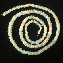 Load image into Gallery viewer, Opal Graduated Faceted Fiery Roundel Bead 16" Strand| 3-4 mm | Golden| 230 Bead|