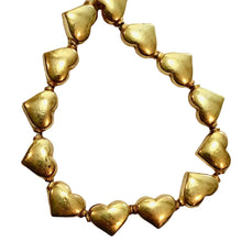 Load image into Gallery viewer, Valentine 22K Vermeil 13mm Heart Bead 009198