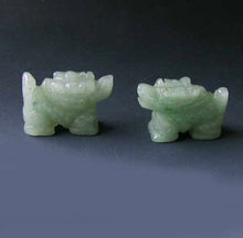 Load image into Gallery viewer, Wild 2 Aventurine Hand Carved Winged Dragon Beads | 21x14x9mm | Green - PremiumBead Primary Image 1