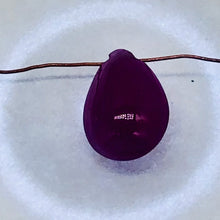 Load image into Gallery viewer, Ruby Flat Smooth Briolette Briolette | 8.75x6x3-8x5x3mm | Pink | 1 Bead