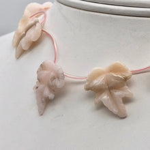 Load image into Gallery viewer, 7 Light Pink Peruvian Opal Leaf Briolette Beads 10823A - PremiumBead Primary Image 1