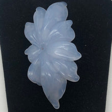 Load image into Gallery viewer, 50.6cts Exquisitely Hand Carved Blue Chalcedony Flower Pendant Bead - PremiumBead Alternate Image 2