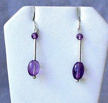 Load image into Gallery viewer, Unique Amethyst & Sterling Silver Earrings 6379B - PremiumBead Alternate Image 3