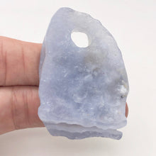 Load image into Gallery viewer, 202cts Blue Chalcedony Natural & Untreated Designer Pendant Bead - PremiumBead Alternate Image 10