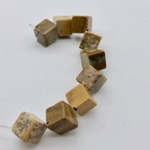 Load image into Gallery viewer, Gripping 9 Owyhee Jasper Diagonal Cube Beads 8644 - PremiumBead Primary Image 1