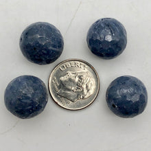 Load image into Gallery viewer, 4 Faceted 14mm Blue Sponge Coral Beads 004658 - PremiumBead Primary Image 1