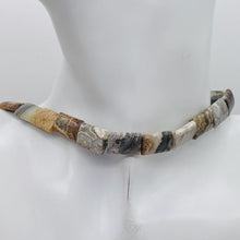 Load image into Gallery viewer, Premium 14x10mm Crazy Lace Agate Rectangle Bead Strand 104584