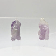 Load image into Gallery viewer, Wild Hand Carved Amethyst Elephant Beads | 22.5x21x10mm | Purple - PremiumBead Alternate Image 9