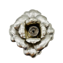 Load image into Gallery viewer, Thai Hill Tribe Sterling Silver Rose Pendant | 47x47x4mm | Silver | 1 Pendant |