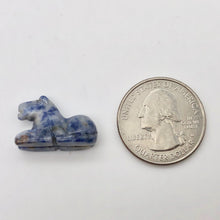 Load image into Gallery viewer, Trusty 2 Carved Sodalite Horse Pony Beads - PremiumBead Alternate Image 5