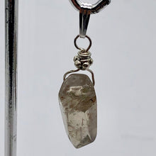 Load image into Gallery viewer, Smoky Quartz Sterling Silver Crystal | 1 1/2" Long | Smoky Clear | 1 Pendant |