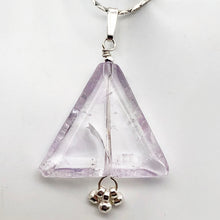 Load image into Gallery viewer, Alluring Amethyst Sterling Silver Semi Precious Gemstone Pendant | 1 3/4" long | - PremiumBead Primary Image 1
