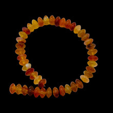 Load image into Gallery viewer, Carnelian Agate Half Strand Roundel Beads | 8x4mm | Orange | 44 Beads |
