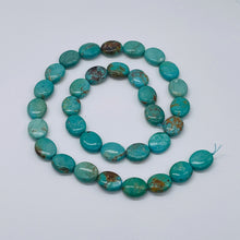 Load image into Gallery viewer, Natural USA Turquoise 12x10mm Skipping Stone Bead Strand 102174