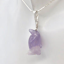 Load image into Gallery viewer, Darling! Amethyst Penguin Silver Silver Pendant 509273AMS - PremiumBead Alternate Image 11