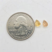 Load image into Gallery viewer, 2 Natural Imperial Topaz Faceted Briolette Beads, 6x4mm, Pink/Yellow 3295B - PremiumBead Alternate Image 3
