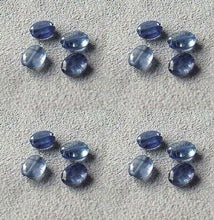 Load image into Gallery viewer, 4 Beads of Rare Amazing Blue Kyanite Flat Oval Beads 4874 - PremiumBead Alternate Image 3