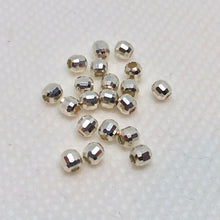 Load image into Gallery viewer, Disco 8 Diamond Laser Cut 3mm Sterling Beads 007828 - PremiumBead Primary Image 1