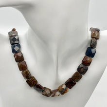 Load image into Gallery viewer, Faceted Pietersite Bead Strand! |12x12x5mm | red-brown | Square | 33 beads | - PremiumBead Alternate Image 5