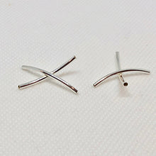 Load image into Gallery viewer, Designer 2 Sterling Silver 20mm Dual Tube Beads 007821 - PremiumBead Primary Image 1