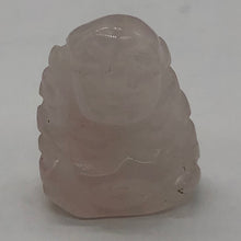 Load image into Gallery viewer, Namaste Rose Quartz Buddha Figurine Worry-Stone | 19x15x9mm | Pink