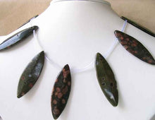 Load image into Gallery viewer, Huge Peach Blossom Jasper Briolette Bead Strand 110245 - PremiumBead Alternate Image 3