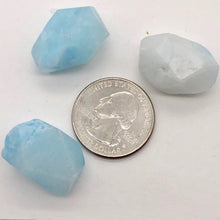Load image into Gallery viewer, 21 Grams Natural Hemimorphite Faceted Nugget Beads | 3 Beads |